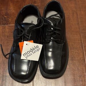 Deer Stags Black Kids Oxfords